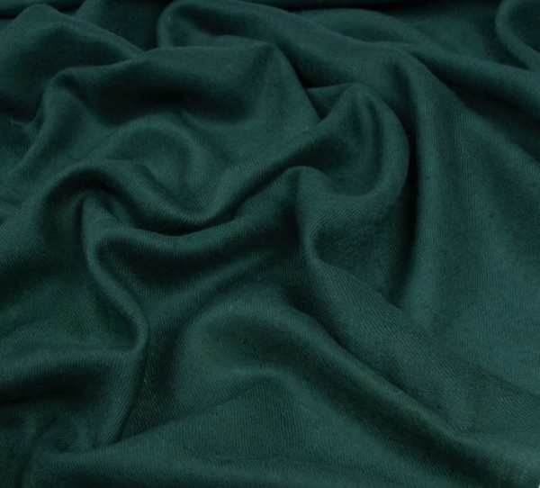 Green Solid Pashmina - Image 2